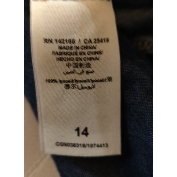 Habitual Kid BLUE JUMPSUIT Overalls GIRLS 14 Denim Look Lyocell NWT NEW was $64 - Picture 14 of 16